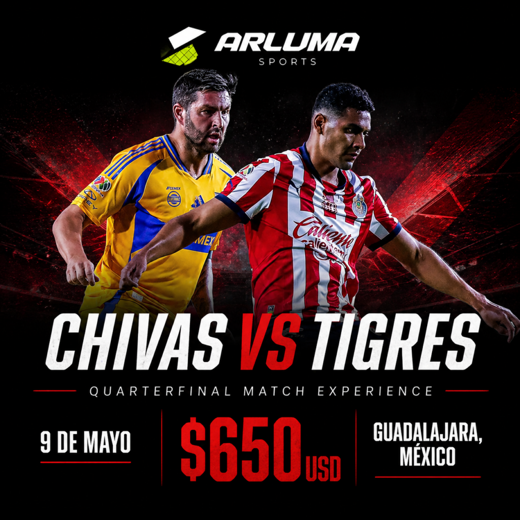 chivas vs tigres 09 de mayo, estadio akron.